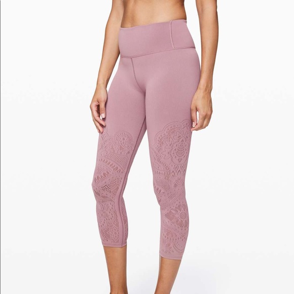 Lululemon Pink Zen Reveal Leggings - Picture 5 of 9
